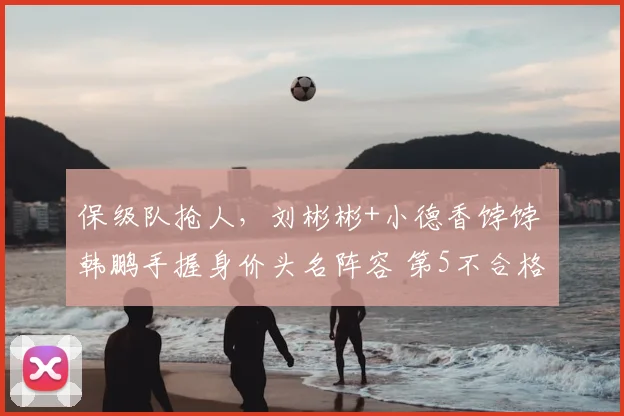 保级队抢人,刘彬彬+小德香饽饽 韩鹏手握身价头名阵容 第5不合格