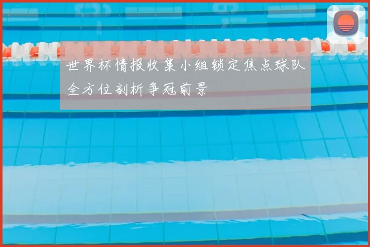 世界杯情报收集小组锁定焦点球队全方位剖析争冠前景